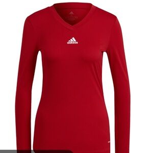 Adidas NWT team based tee in red size X-Large